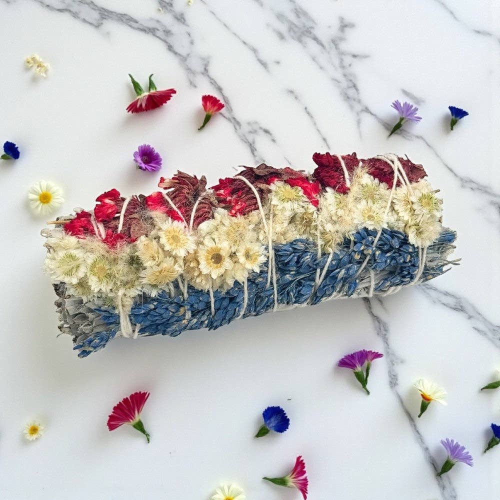 Sage Bundle - Red, White Sinuata & Blue Sage