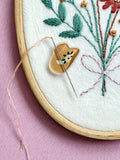 Floral Cowgirl Hat Needle Minder