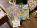 Hand Marbled Paper 5x7 w/assorted size