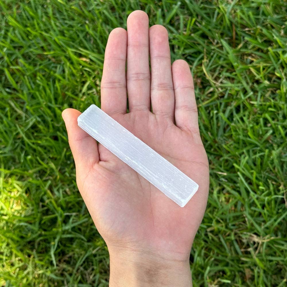 Selenite - Wand Raw, 4"