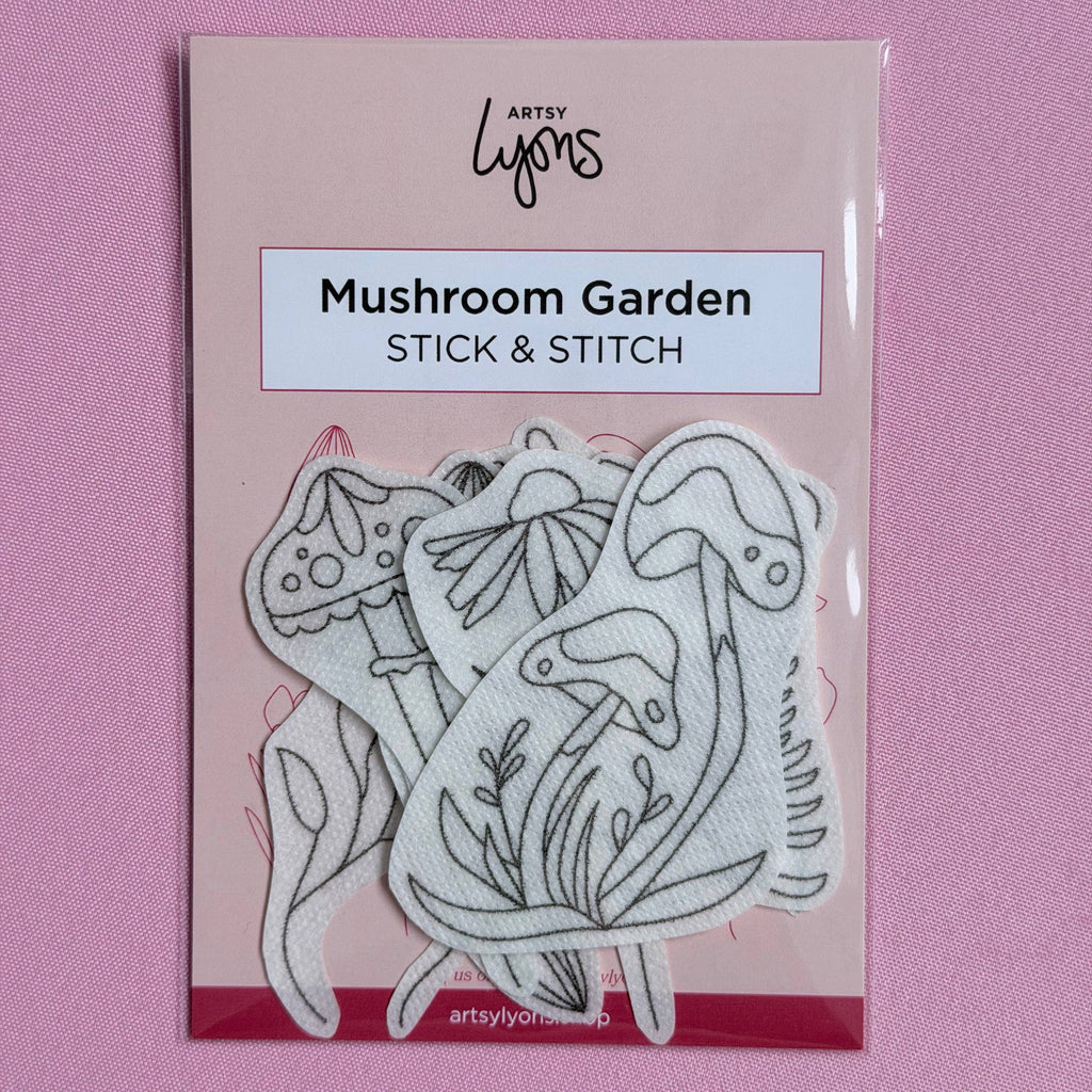 Mushroom Garden Stick & Stitch Set