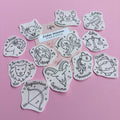 Zodiac Shimmer Stick & Stitch Set