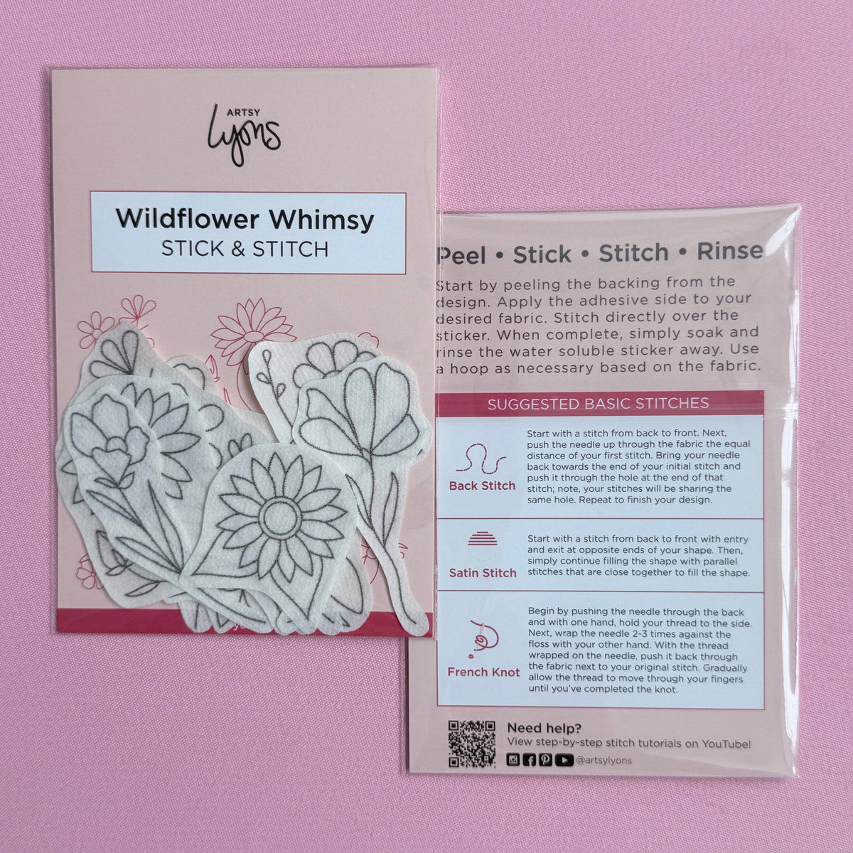 Wildflower Whimsy Stick & Stitch Set